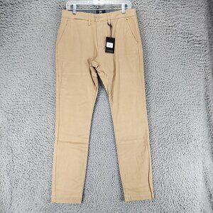 PX Pants Mens 31x34 Mens 31x34 Tan Stretch Mid Rise Straight Fit Chino *NWT*